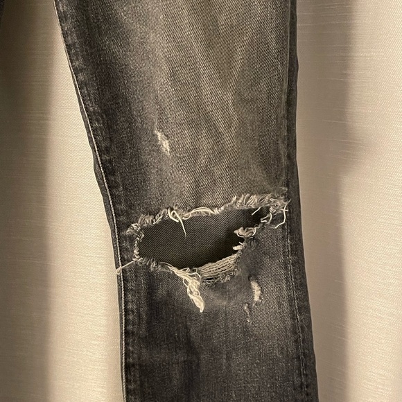 mother denim the insider crop step chew, pedal to the metal destroyed, Size 27 - Picture 15 of 16